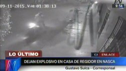Nasca: extorsionadores detonaron explosivo en casa de regidor