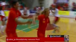 El eufórico festejo de Natalia Málaga tras vencer a China