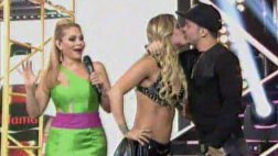Gisela Valcárcel hizo que Mario Hart y Leslie Shaw se besen