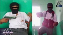 Escolares se tomaron foto con arma y pasamontañas en su colegio