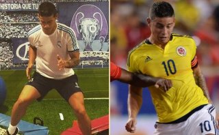 James Rodríguez muestra con foto cómo se recupera: "Con fe"