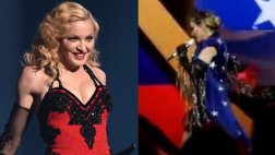 Madonna levantó bandera de Venezuela en show en Washington