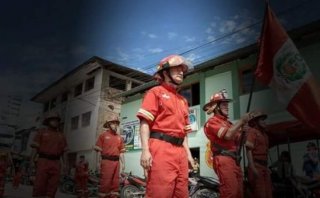 Moyobamba: bombero muere al caer de vehículo