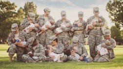 La foto de la lactancia para acabar con el tabú en el ejército