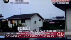 Peruano asesinó a dos mujeres y dos niñas en Japón