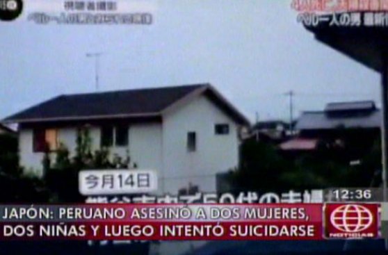 Peruano asesinó a dos mujeres y dos niñas en Japón