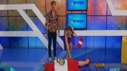 Karen Schwarz increpó a Pavón por gesto con bandera peruana