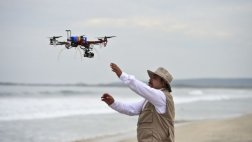 México: usan drones para salvar tortugas marinas en peligro