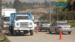 Huancayo: tránsito es restringido en la Carretera Central