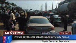 Av. Canta Callao: adolescente murió atropellado en SMP