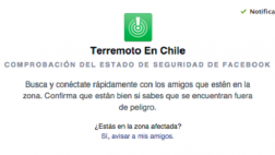 Facebook te avisa si tus amigos están bien tras el terremoto