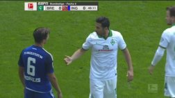 Werder Bremen, con Claudio Pizarro, cayó 1-0 ante Ingolstadt