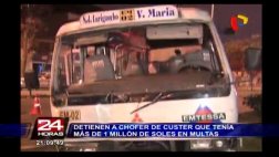 Accidente en SJL: coaster tenía un millón de soles en multas