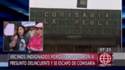 Ladrón escapó de comisaría y la policía tomó esta decisión