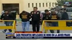 Asalto en la Av. Javier Prado: capturan a presuntos implicados