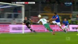 Bremen, con Pizarro desde los 81', cayó 2-1 ante Darmstadt