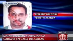 Callao: abandonan cadáver con un disparo en la cabeza