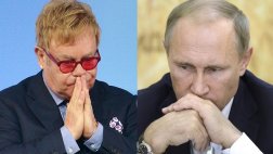 Vladimir Putin llamó a Elton John y lo invitó al Kremlin