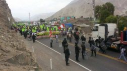 Tía María: manifestantes bloquean tránsito en Panamericana Sur