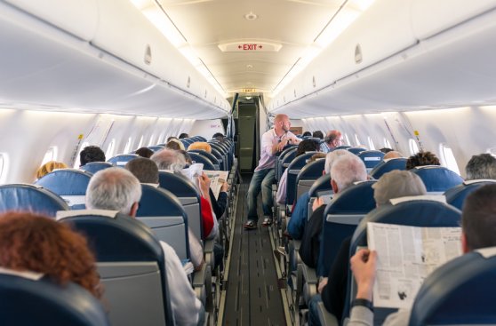 La "etiqueta" cuando quieres cambiar de asiento en un avión