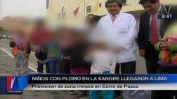 Niños de Pasco llegaron a Lima para ser atendidos por el Minsa