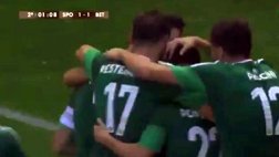 Betis sin Juan Vargas ganó 2-1 a Sporting por la Liga BBVA