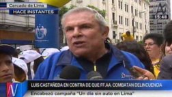 Castañeda pide reforzar inteligencia para combatir inseguridad