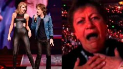 Abuela se vuelve loca cuando Mick Jagger canta con Taylor Swift