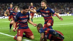Luis Suárez marcó golazo del triunfo de Barcelona sobre Bayer