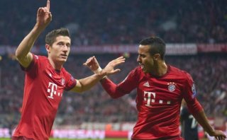 Robert Lewandowski anotó hat trick en goleada del Bayern Múnich