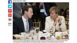 Ángela Merkel confrontó a Zuckerberg por comentarios racistas