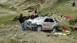 Patrullero cayó a abismo en Chumbivilcas: dos policías murieron