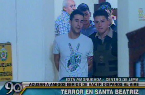 Cercado: jóvenes abrieron fuego en edificio de Santa Beatriz