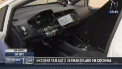Deja auto en cochera de su propia casa y amanece desmantelado