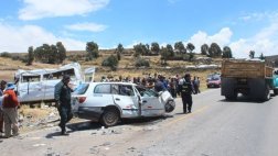 Nueve personas murieron tras accidentes en Huancavelica y Puno