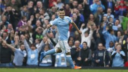 Sergio Agüero anotó 5 goles en 20' con Manchester City (VIDEO)