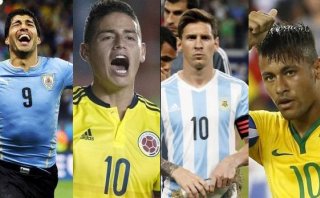 Eliminatoria sin brillo: Messi, Neymar, Suárez y James ausentes