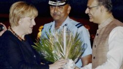 Merkel llegó a la India para fortalecer lazos con Alemania