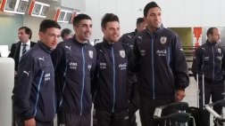 Uruguay llegó a Bolivia para su debut en las Eliminatorias