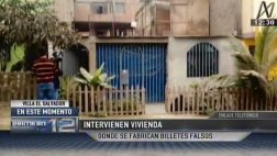 Villa El Salvador: intervienen casa donde falsificaban billetes