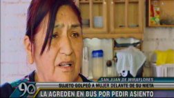 Le negó el asiento reservado a una mujer y luego la agredió