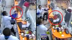 Frustró asalto a farmacia al jalar pie de delincuente en SMP
