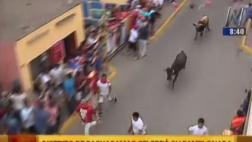 Pachacamac celebra tradicional 'Pamplonada' con baile y toros