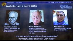 Premio Nobel de Química para estudios sobre reparación del ADN