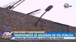 Los Olivos: “secuestraron” postes de luz y esto les pasará