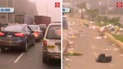 Costa Verde: congestión vehicular y basura tras concierto