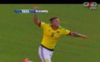 Colombia anotó el 2-0 a Perú con un contragolpe demoledor