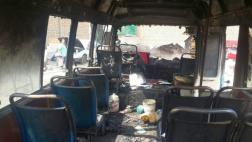 La Libertad: extorsionadores queman otro microbús en Trujillo