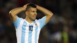 Sergio Agüero sufrió un desgarro y estará un mes sin jugar