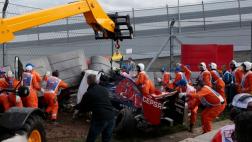 Piloto de Fórmula 1 salva de morir tras terrible accidente